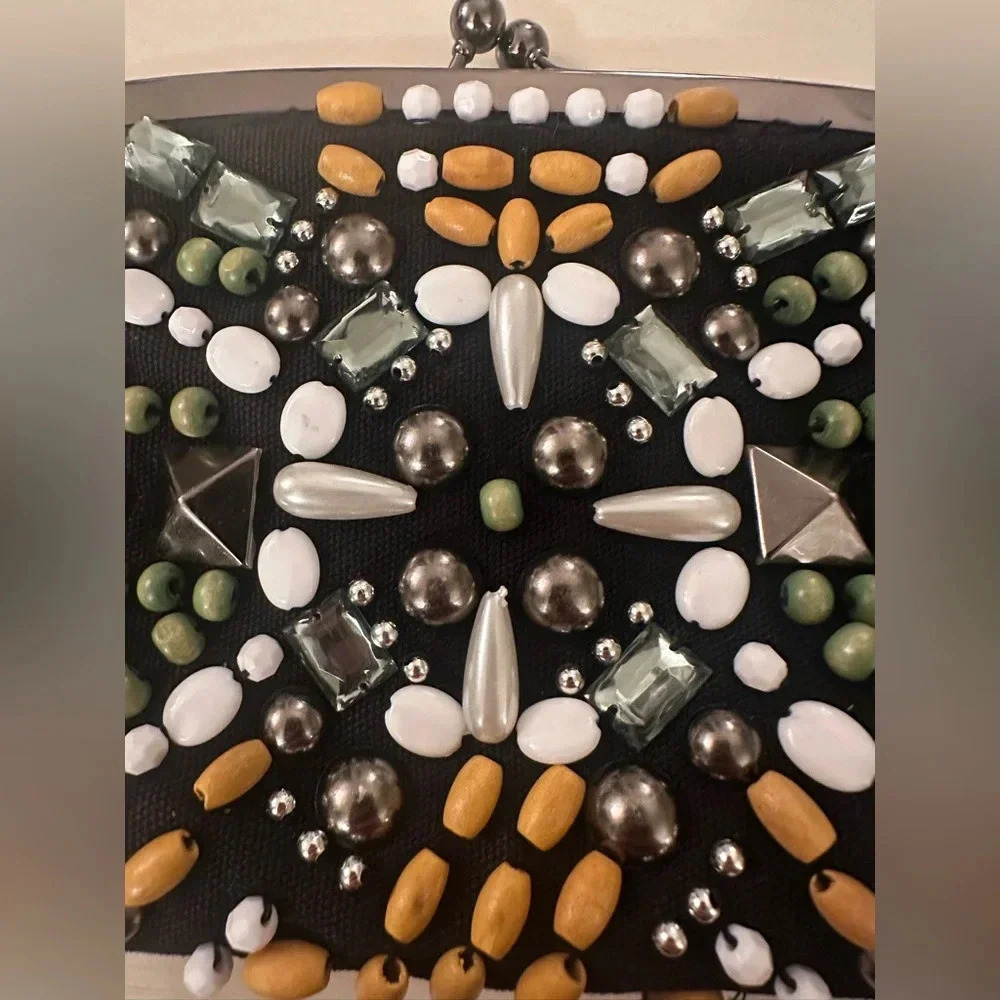 Beaded Clutch purse Bloomingdale’s - Picture 2 of 3